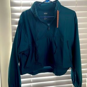 GIRLFRIEND COLLECTIVE Hummingbird Half Zip size S in color GLOBE